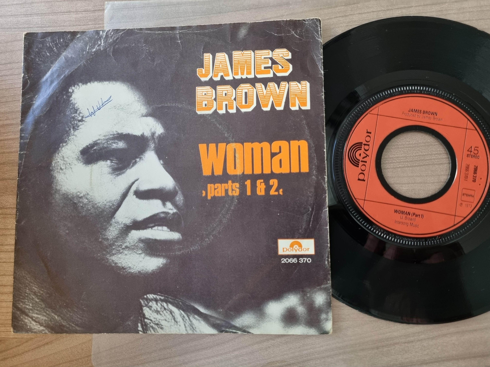 7"" Single James Brown - Woman Vinyl Holland