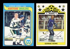 1977 O-PEE-CHEE WHA 1 1979 175 GORDIE HOWE HQ AUTOGRAPHED VINTAGE SIGNED NHL (2)