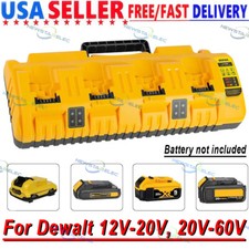 12A 4-Port Fast Charger for Dewalt 20V Battery 12V 18V 20V DCB115 DCB104
