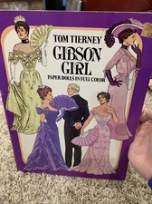 Vintage 1985 Gibson Girl  Paper Dolls Book - Tom Tierney