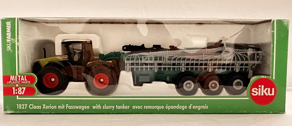 Siku1827 CLAAS XERION AVEC REMORQUE ÉPANDEUR 1/87 - Image 4 of 4