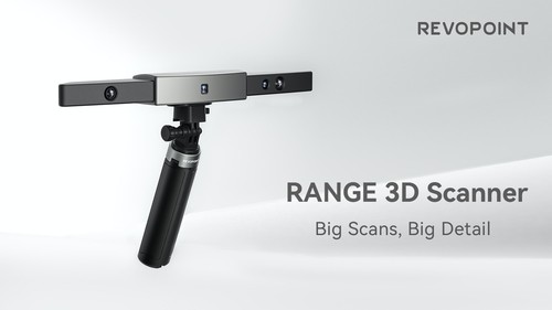 Skaner 3D Revopoint RANGE/RANGE 2, akcesoria standardowe/RANGE elektryczny stół obrotowy - Zdjęcie 19 z 36