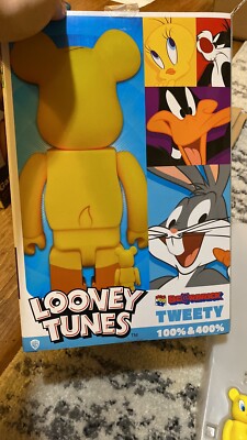 BE@RBRICK TWEETY 100％ & 400％ Be@rbrick Tweety 100% and 400% Collectible Set by Medicom Toy