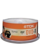 TDK 4.7GB/120-Minute DVD-Rs 25-Pack DVDMR47CB25