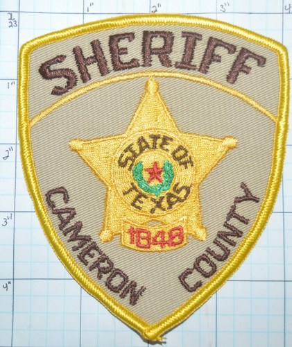 TEXAS, CAMERON COUNTY SHERIFF DEPT PATCH