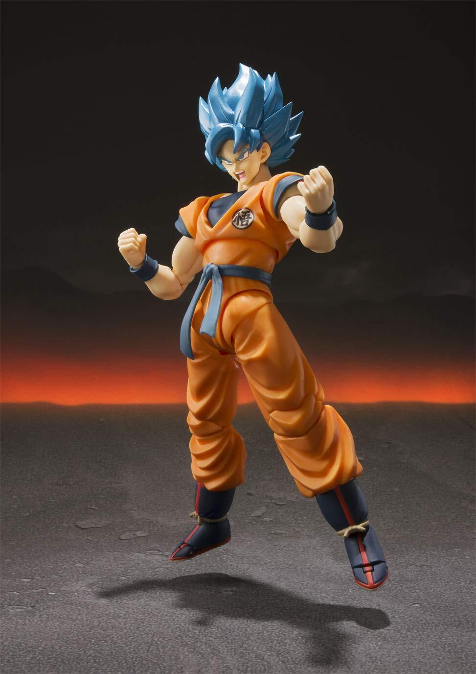 Boneco Dragon Ball Super Goku Super Sayajin God - Bandai - Bandai