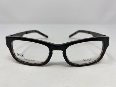 VARG Japan Osier A04 16 49-19-138 Black/Tortoise Full Rim Eyeglasses Frame C923