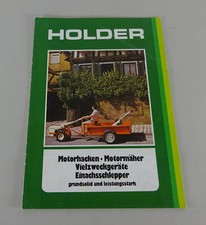 Depliant / Brochure Panoramica Programma Holder Trattore Monoruota Etc. Del 1979