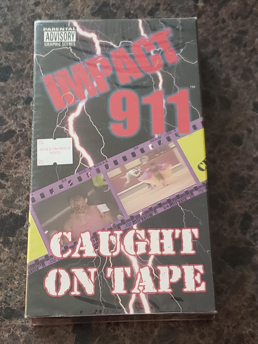 BRAND NEW Caught On Tape Impact 911 (VHS; 1999) RARE Sealed