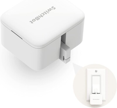 SwitchBot Smart Switch Button Pusher - No Wiring, Bluetooth App or Timer Control