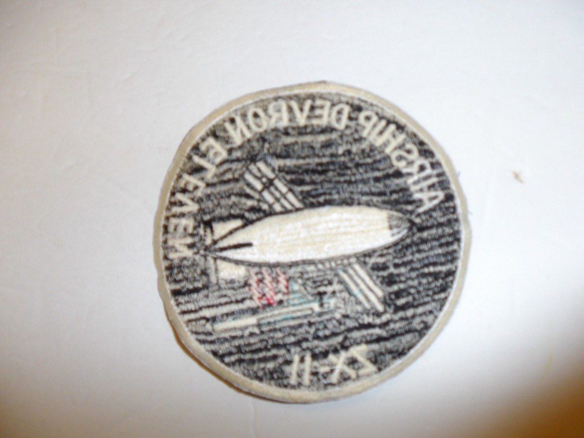 b9802 post WW 2 US Navy Airship ZX-11 Devron Blimp Air Ship