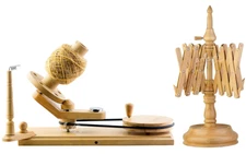 Beechwood Handcrafted Large Yarn Ball Winder&Swift Combo | Kniting&Weaving Yarn.