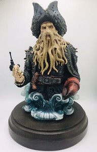 Pirates of the Caribbean Davy Jones Bust Disney Limited Edition w/ Original Box