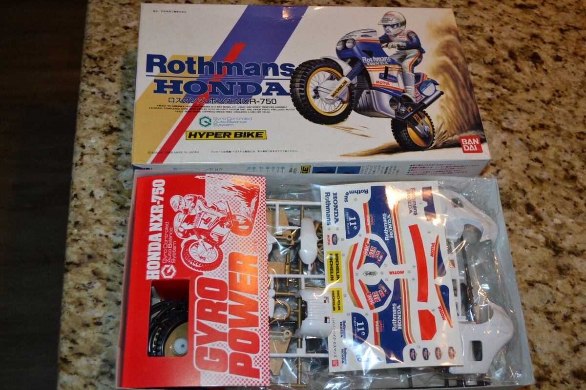 1989 Bandai 0027967-1500 Hyper Bike #2 Rothmans Honda NXR 1989 Bandai 0027967-1500 Hyper Bike #2 Rothmans Honda NXR