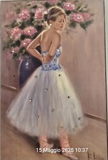 Quadro ballerina  con Swarovski