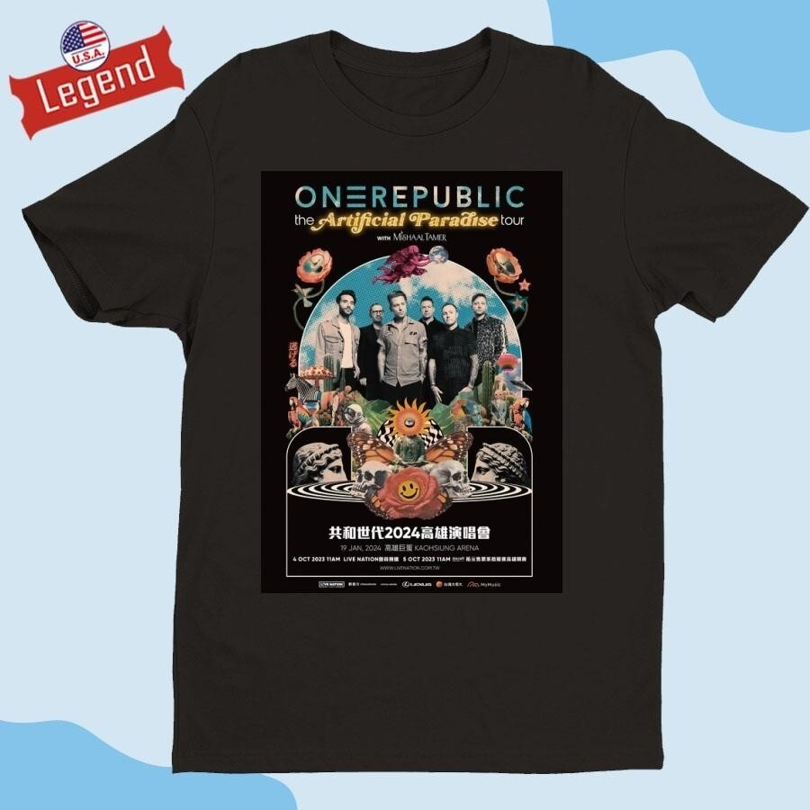 OneRepublic ワンリパ アーティフィシャルパラダイス メンズTシャツ OneRepublic ワンリパ アーティフィシャルパラダイス メンズT