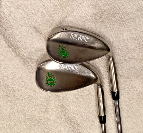 Bombtech Grenade Wedge Steel Shafts 52* 56* Golf Clubs