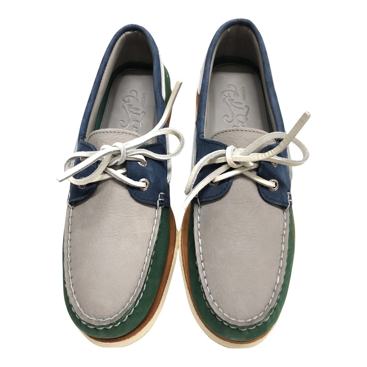 Sperry Men SZ 9 Gold Cup Authentic Original Tri-Tone Boat Shoe