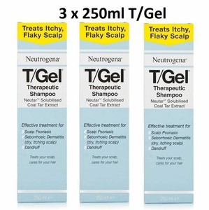 3 x NUOVA 250ml Tgel T/Gel Theraputic SHAMPOO NEUTROGENA ...