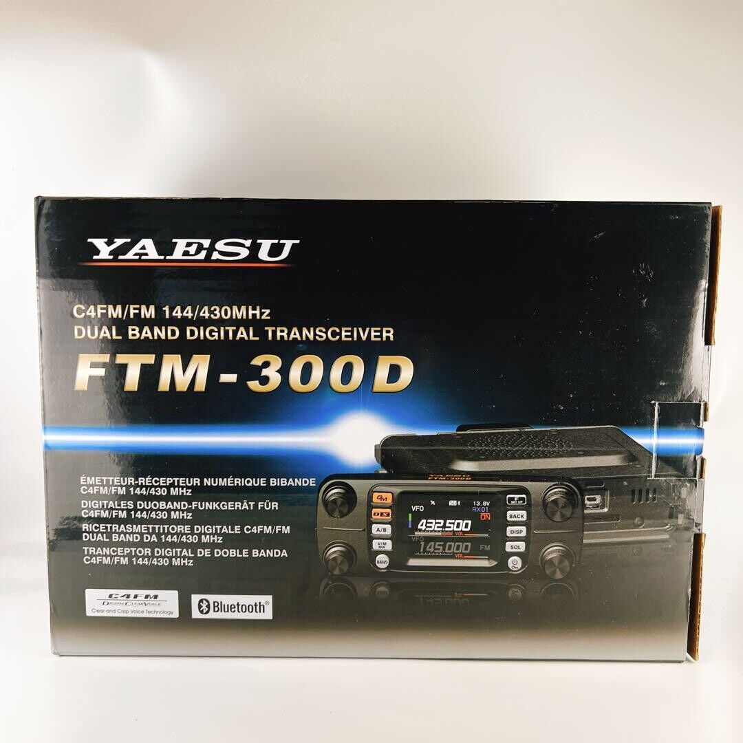 Yaesu FTM-300D  50W C4FM/FM 144/430MHz Dual Band Transceiver Black ship from Jp