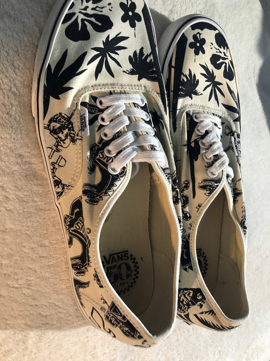 VANS shoes Authentic Employee Exclusive 50th Anniversary pirate 