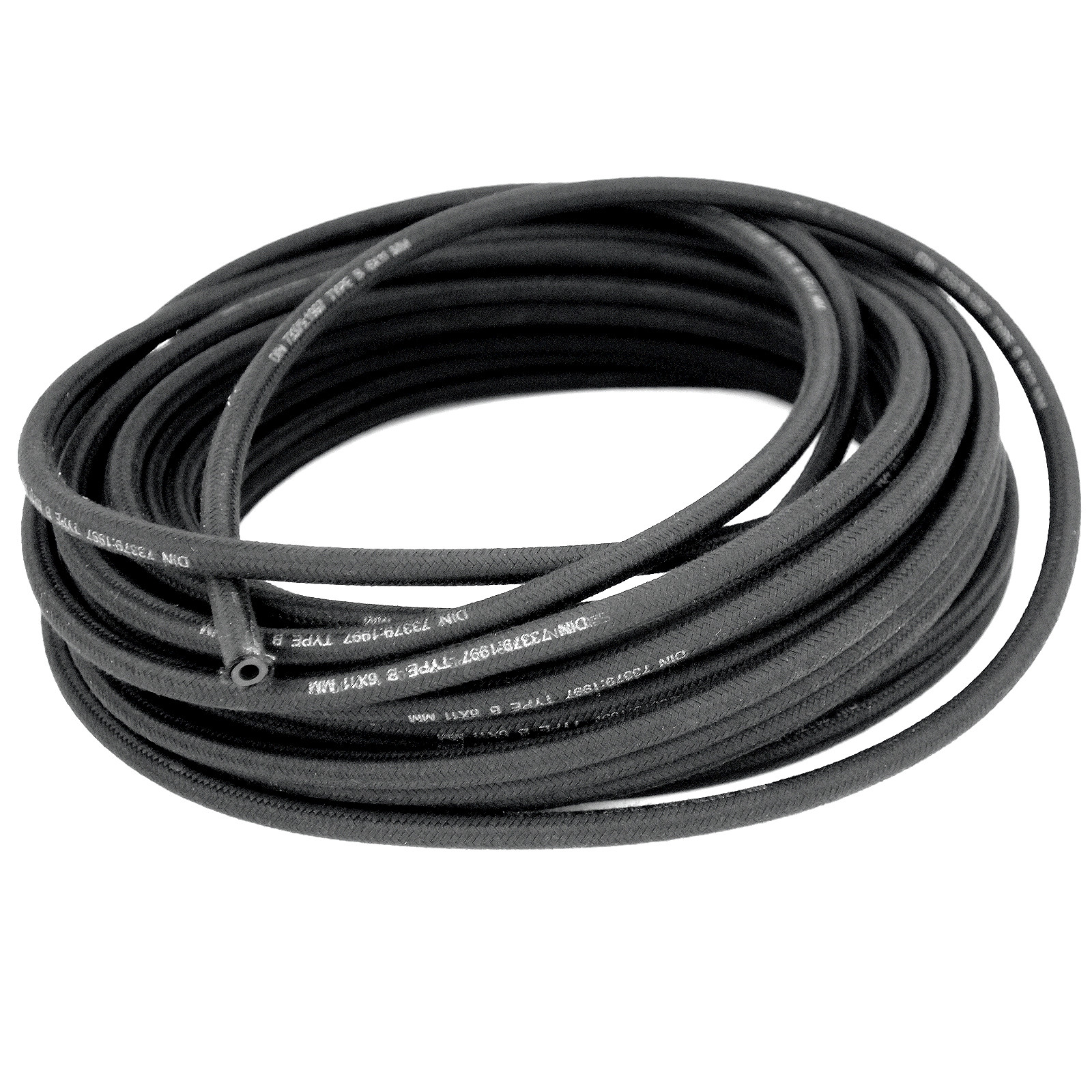 DIN 73379 Type B Rubber Cotton Braided Fuel Hose Unleaded Petrol Oil