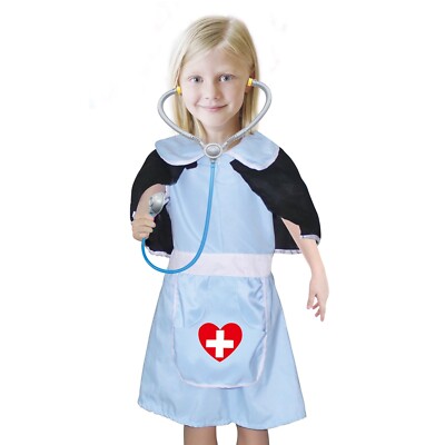 Kinder Arzt Krankenschwester Kostüm Set - Spielen Kostüm Outfit mit medizinischen Werkzeugen