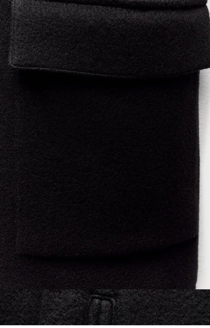 ALTRA CAPPOTTO ZARA MISTO LANA CON TOGGLES EDIZIONE LIMITATA NERO FW24 L REF. 3057 783
