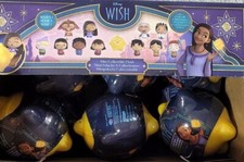 14 Pack 2023 Disney WISH Mystery Star Capsules Mini Collectible Plush Sealed