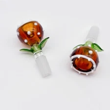 14mm Male Flower Glass Slide Bowl For Water Pipe Hookah Bong Replacement Head