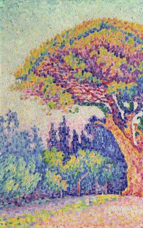 Pintura al óleo sobre lienzo firmada por Paul Signac (hecha a mano) puntillismo 16x24... Foto 2 de 3