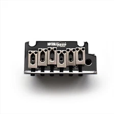 Wilkinson 2 Point Stratocaster Bridge Full Block Tremolo Kit WOV06 - Chrome