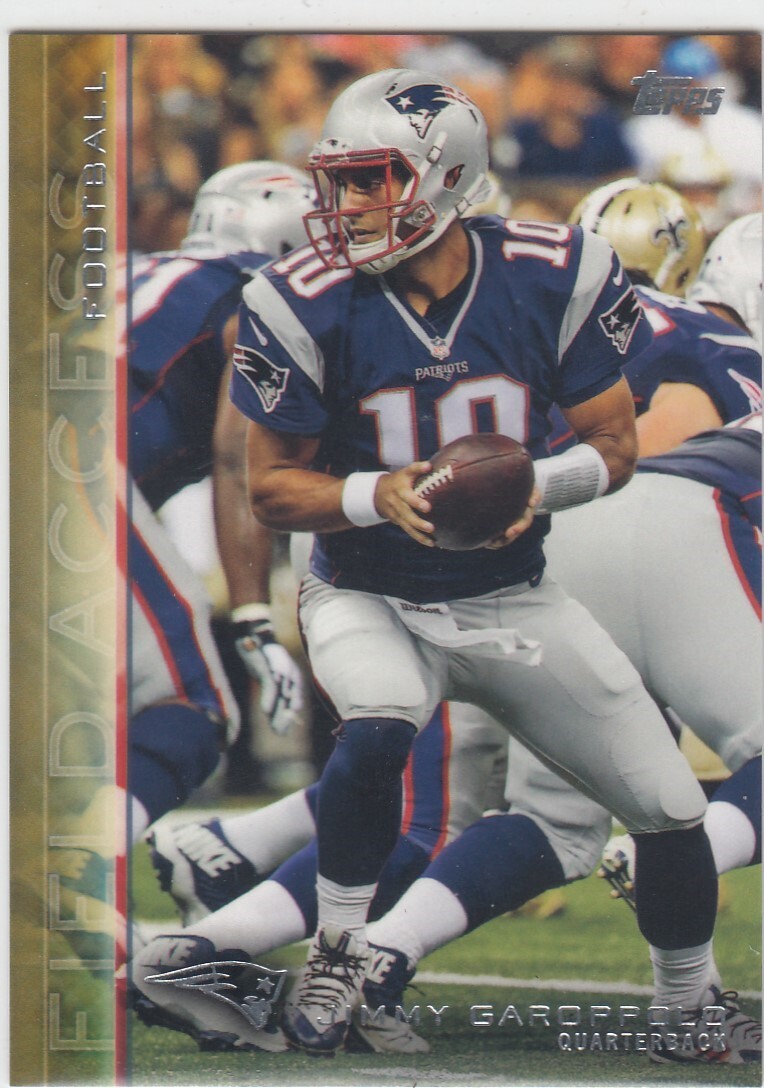 2015 Jimmy Garoppolo Topps Field Access GOLD PARALLEL /99 - #182 Patriots