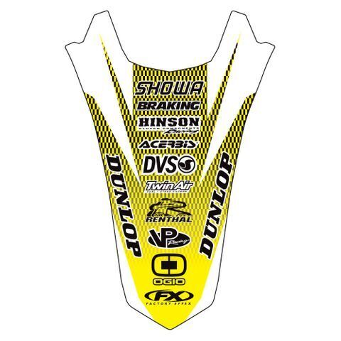 Buy Polisport Rear Fender 2001 RM Yellow 8560200001 in , for US $35.87