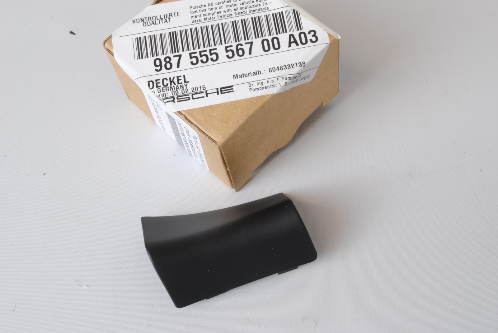 Genuine Porsche 06-12 Cayman Interior-Coat Hook Cover Left LH 