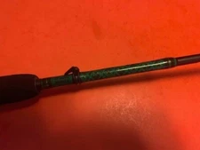 CUSTOM BUILT GLOOMIS 7 FOOT 6 INCH 12 TO 25 POUND CLASS BAITCASTING FISHING ROD