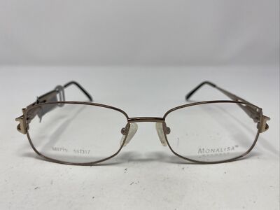 Mona Lisa Eyewear Japan M8779 C4 BROWN 53-17-140 Full Rim Eyeglasses Frame Y657