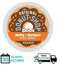 🆕☕ Donut Shop Duos Nutty Caramel Keurig Coffee K-cups 