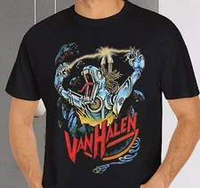 Van Halen Kicks Ass Toko Pyramid Black Unisex T-shirt Size S-5XL