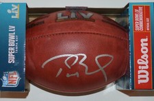 AUTO FANATICS AUTHENTIC TOM BRADY TAMPA BAY BUCCANEERS LV SUPERBOWL FOOTBALL