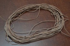 10 METER BROWN LEATHER BEADING CORD STRING 1MM T-2761C