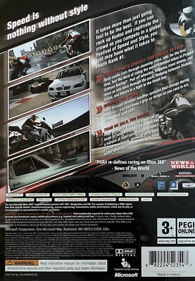 Microsoft Xbox 360 - Gears Of War + Project Gotham Racing 4 - PAL - Version Française
