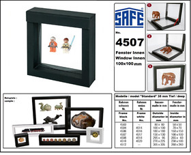 Floating Frame Minifigures Lego SAFE 4508 Dimensions Internal 265x60 External 295x95x35mm
