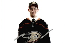 Antoine Morand Signed 4x6 Photo Anaheim Ducks