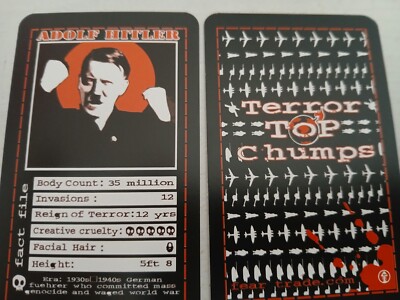 Terror Top Chumps Trumps single trading card - your choice! | eBay