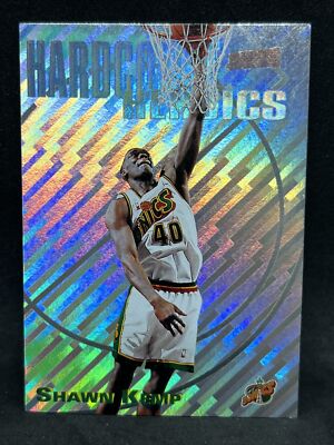 rare shawn kemp cards Shawn Kemp 1997 Stadium Club Hardcourt Heroics Seattle Sonics