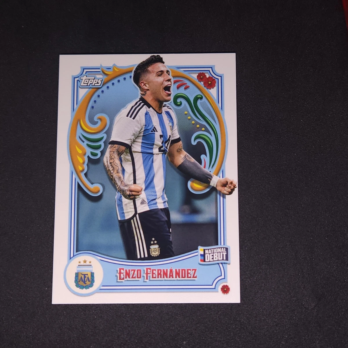 Topps Argentina FILETEADO ENZO インサート25シリ 2023 Topps Argentina Fileteado Soccer Trading Cards for sale | eBay