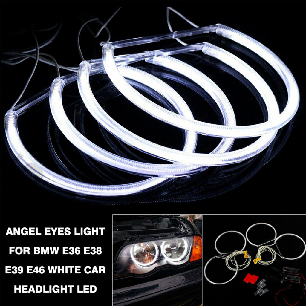 4x CCFL Angel Eyes Standlichtringe Set für BMW E36 E38 E39 E46 Projektor Lampe