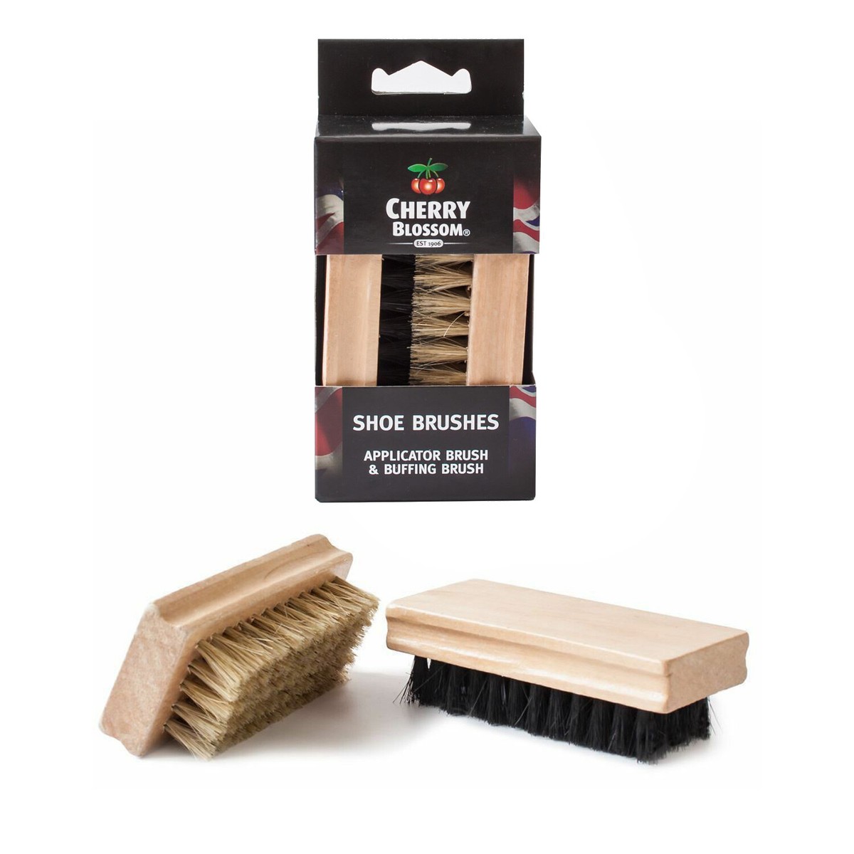 Cherry Blossom Polishing Brushes Non-Scratch Footwear Applicator