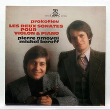 PIERRE AMOYAL, BEROFF - PROKOFIEV violin & piano sonatas ERATO LP NM